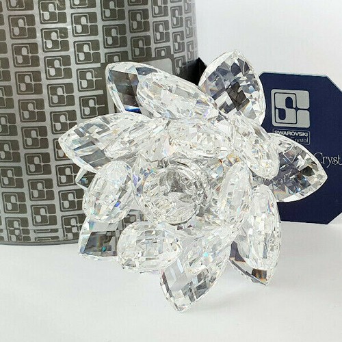 Swarovski water lily candle - water,