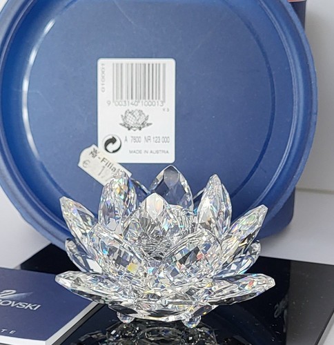 Swarovski water lily candle - swarovski,