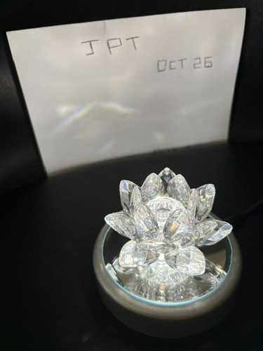 Swarovski crystal water lily - water,