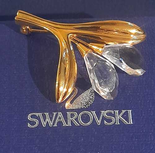 Genuine swarovski gold tone - genuine,