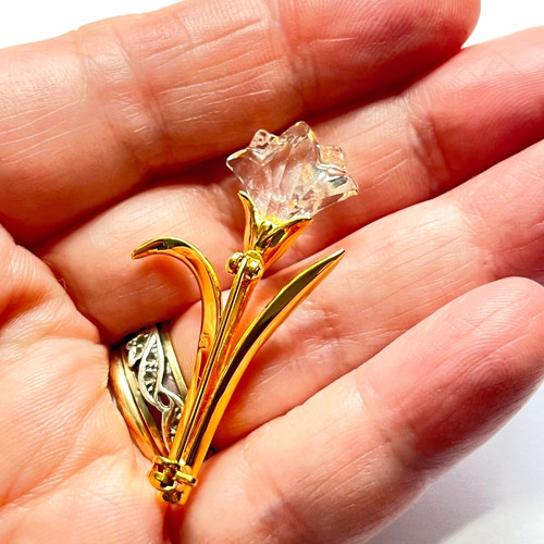 Vintage 1990s swarovski lily - swarovski,